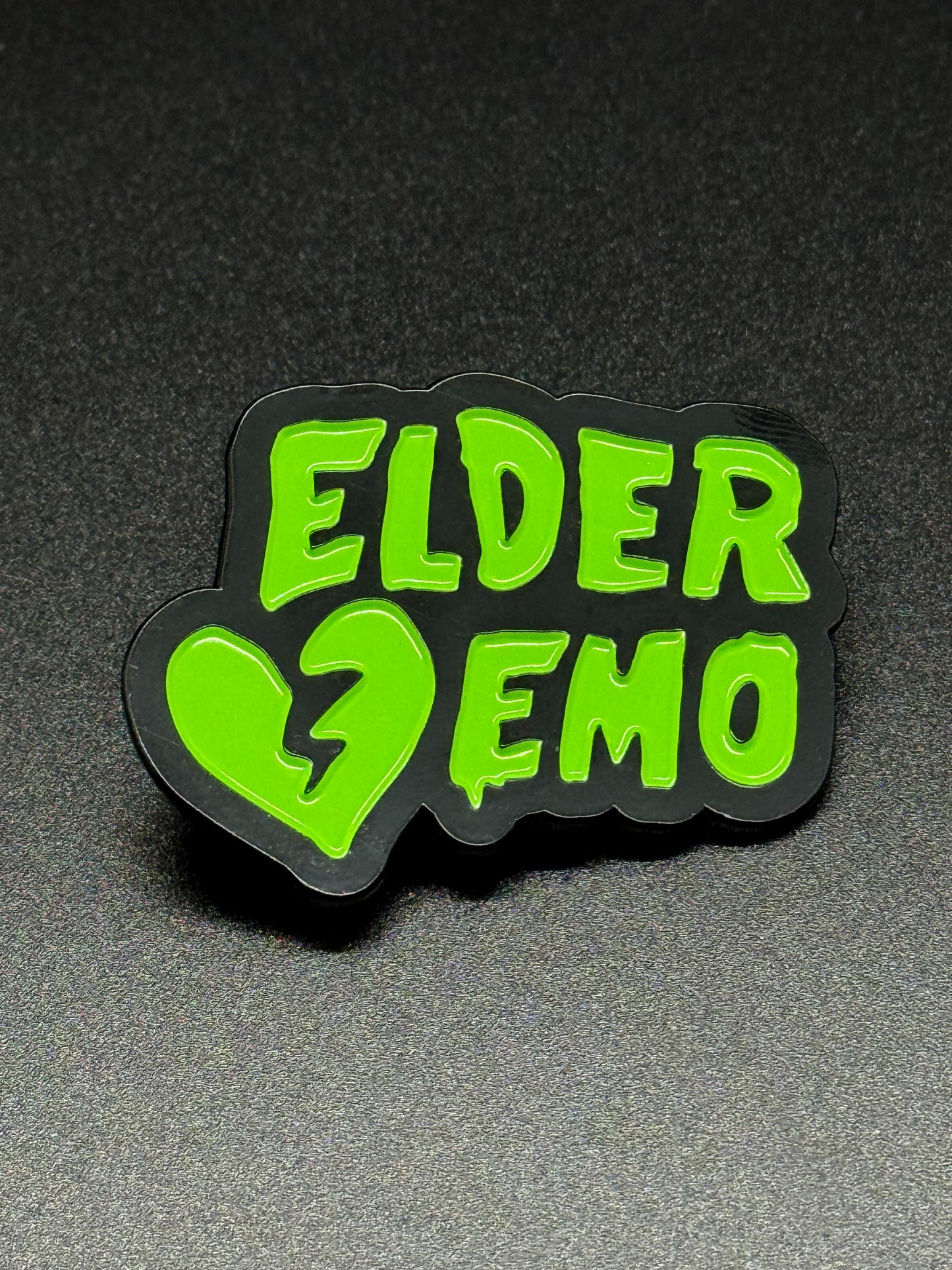 Elder Emo Enamel Pin