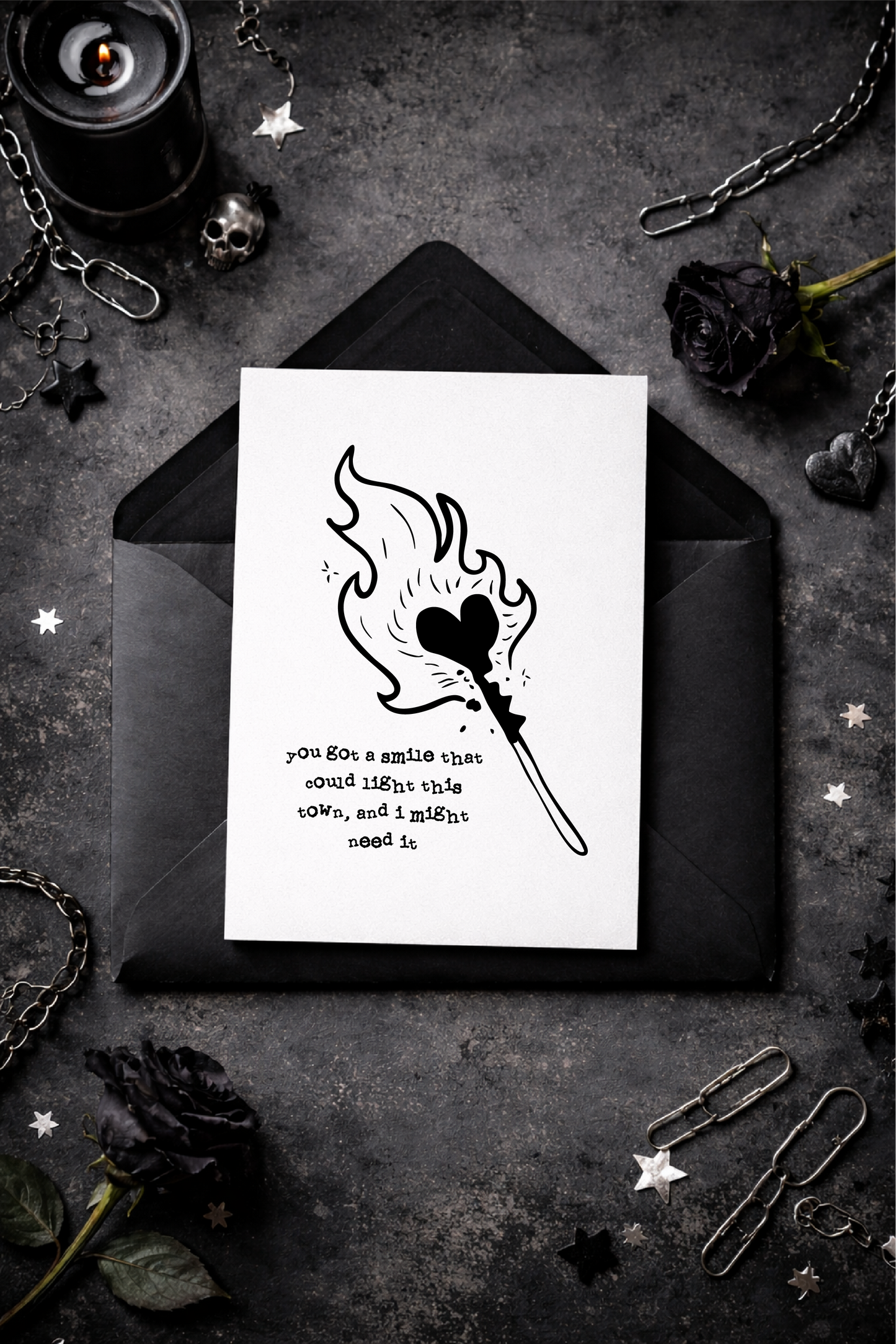 Smile That Could Light This Town Card