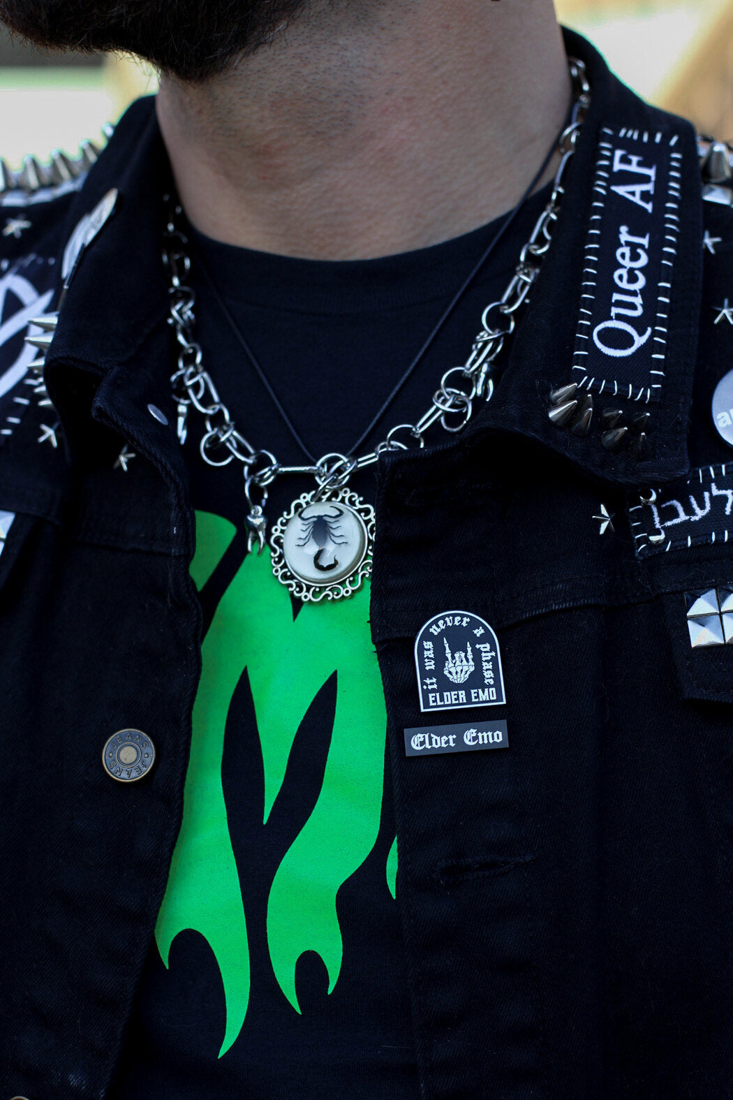 Elder Emo Hard Enamel Pin