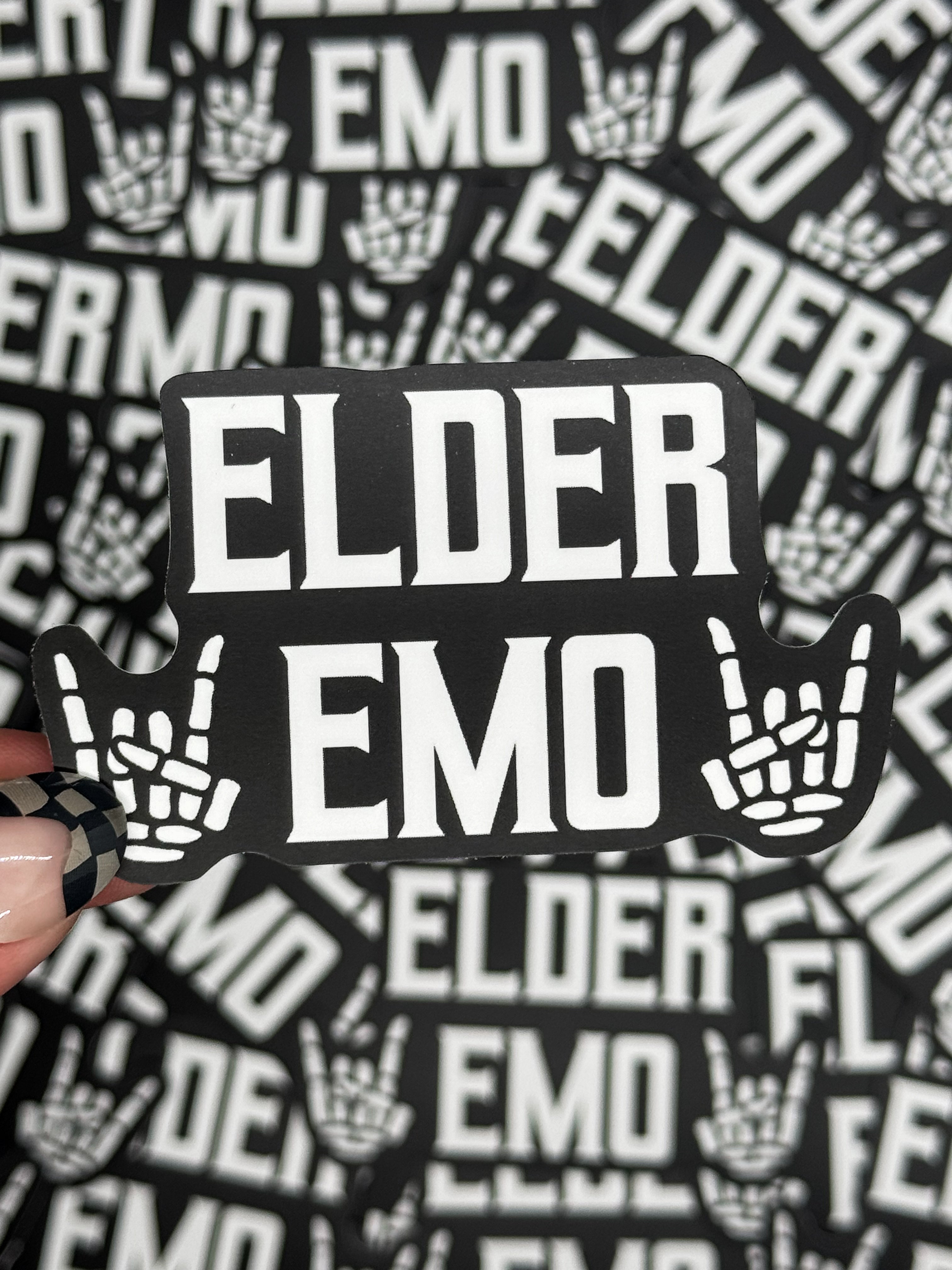 Elder Emo Sticker #2