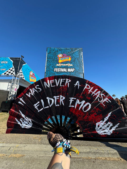Elder Emo Hand Fan