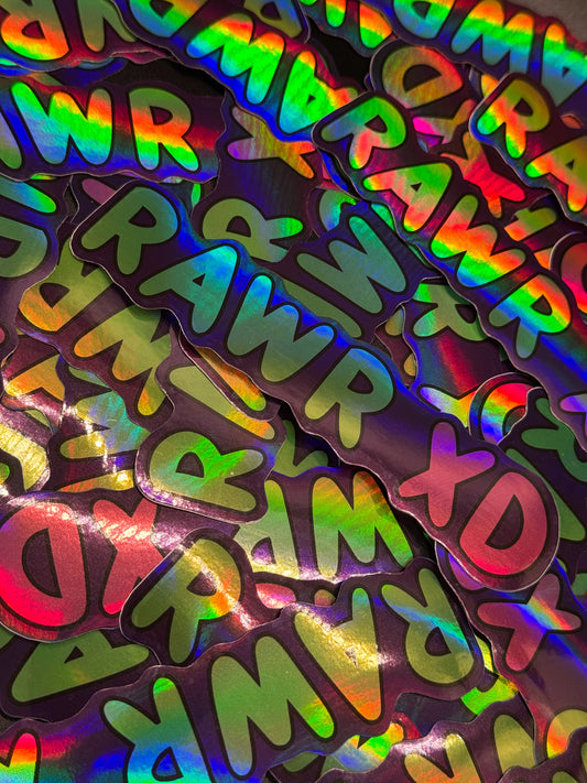 Rawr XD Sticker