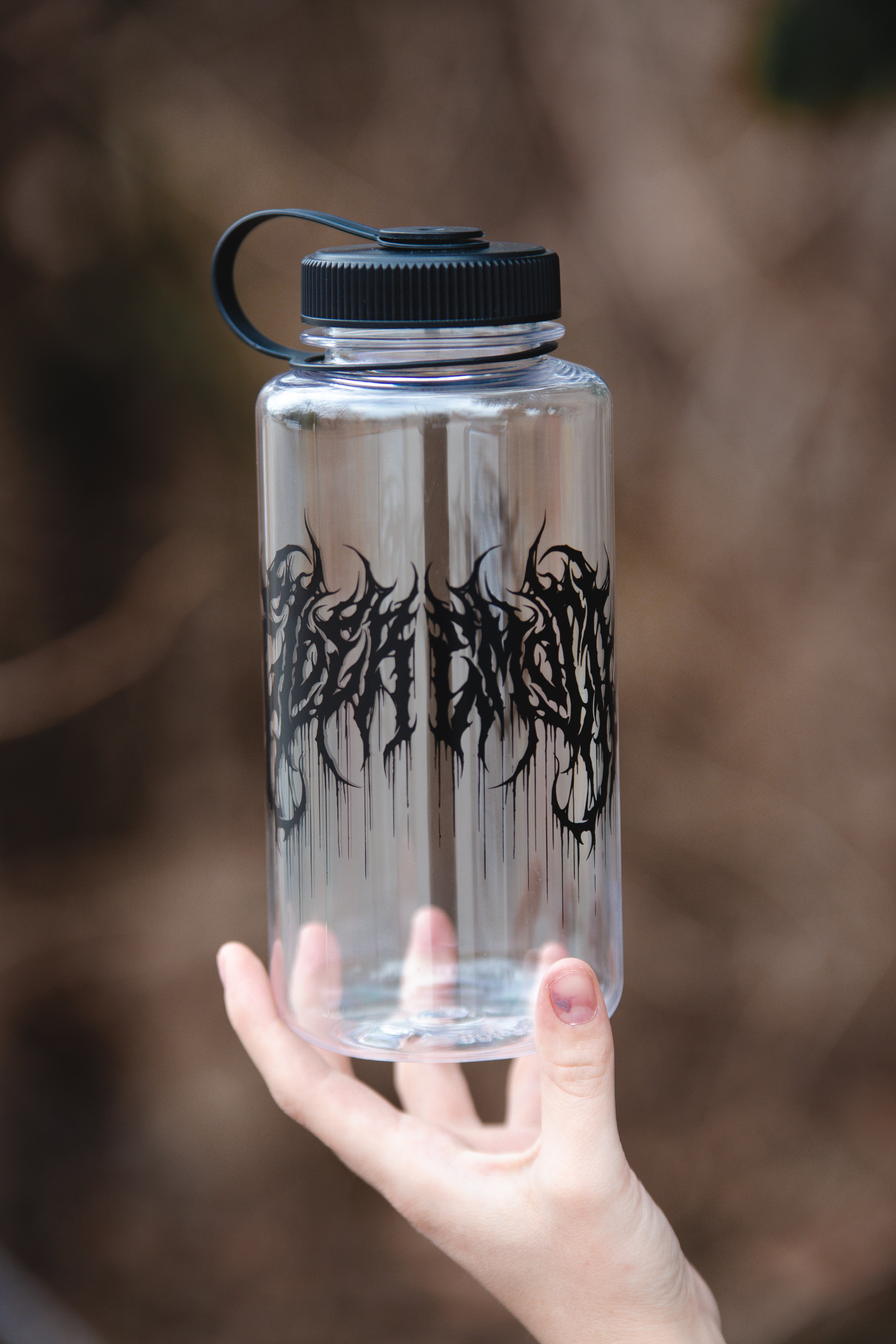 Metal Elder Emo Water Bottle
