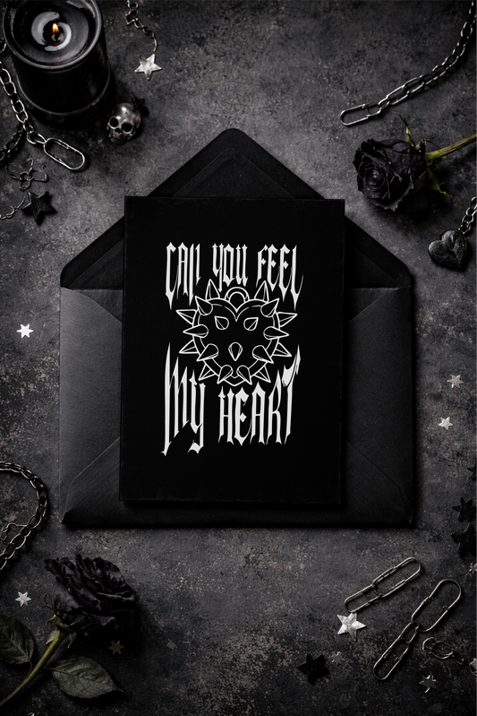 Can You Feel My Heart Card