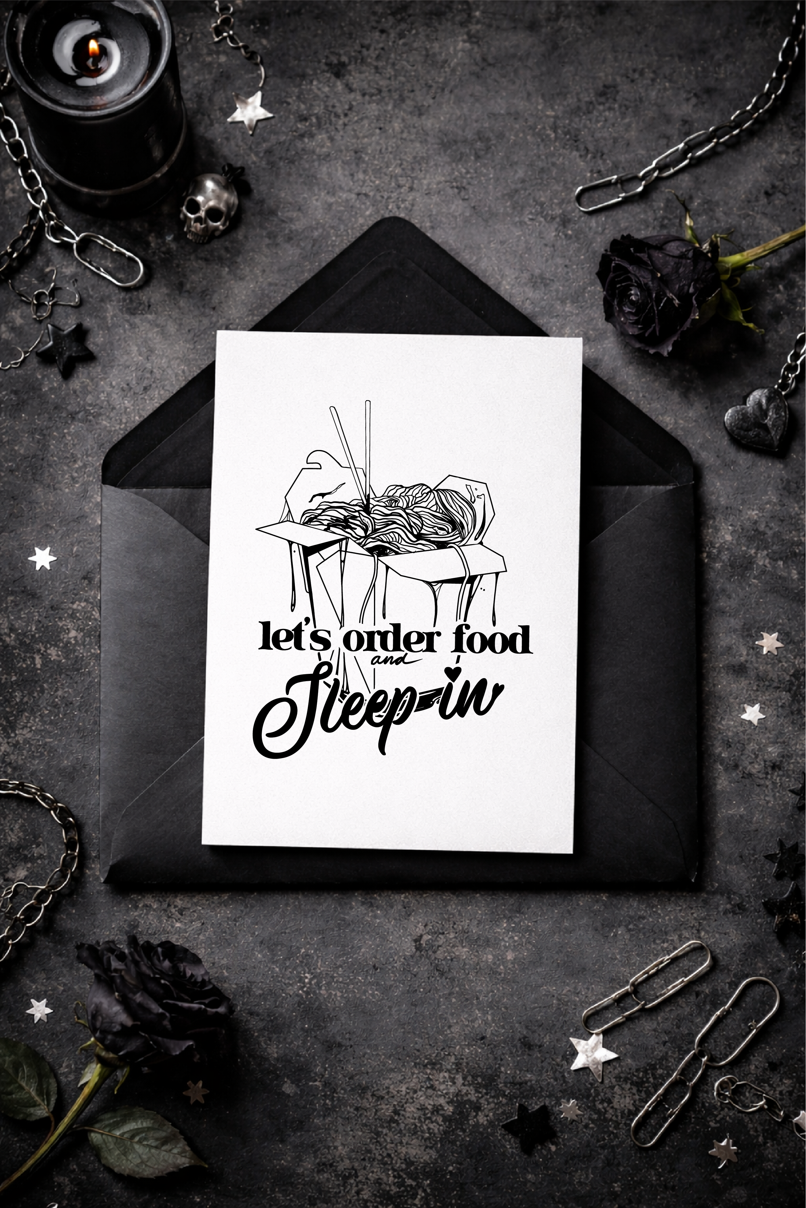 Let's Order Food Card