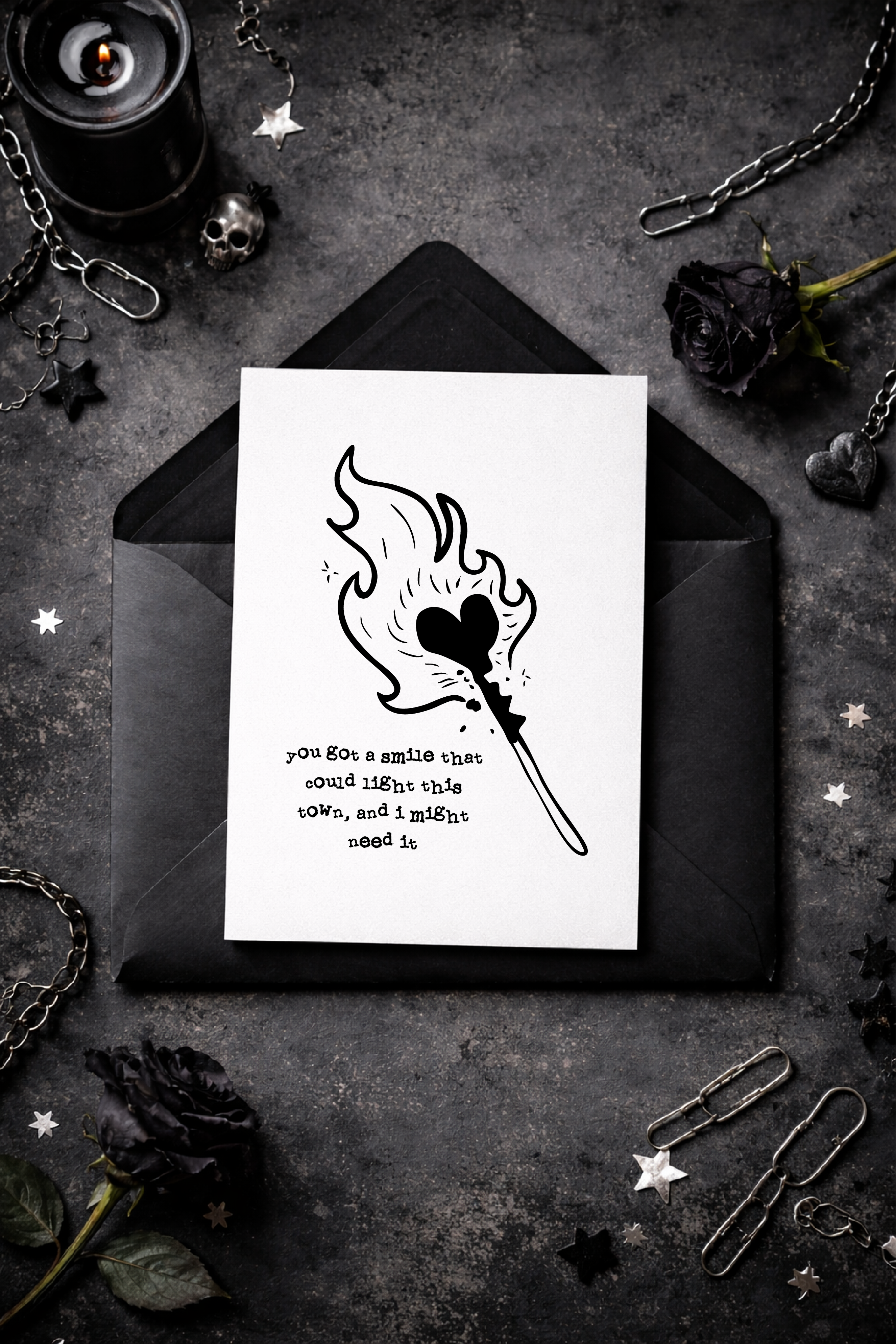 Smile That Could Light This Town Card