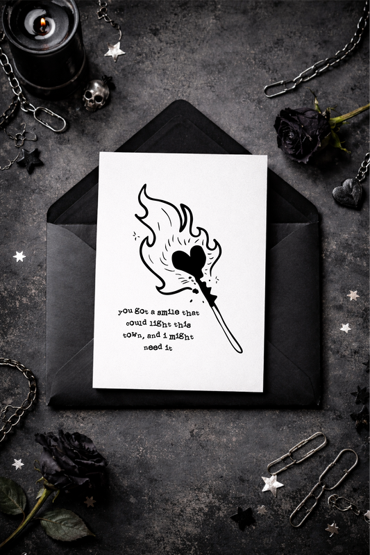 Smile That Could Light This Town Card