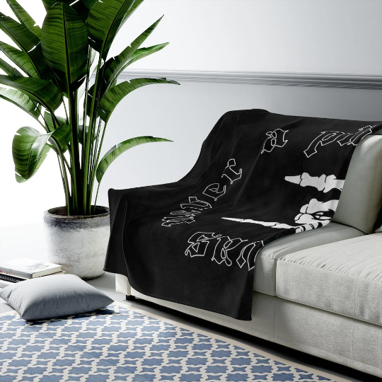 Elder Emo Velveteen Plush Blanket-SQ9876442